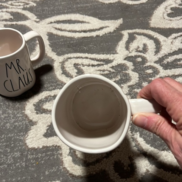 Rae Dunn Mr and Mrs claus coffee mugs. Like new. Set of two mugs. - Picture 2 of 5